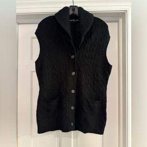 Black Label Ralph Lauren Cashmere Vest